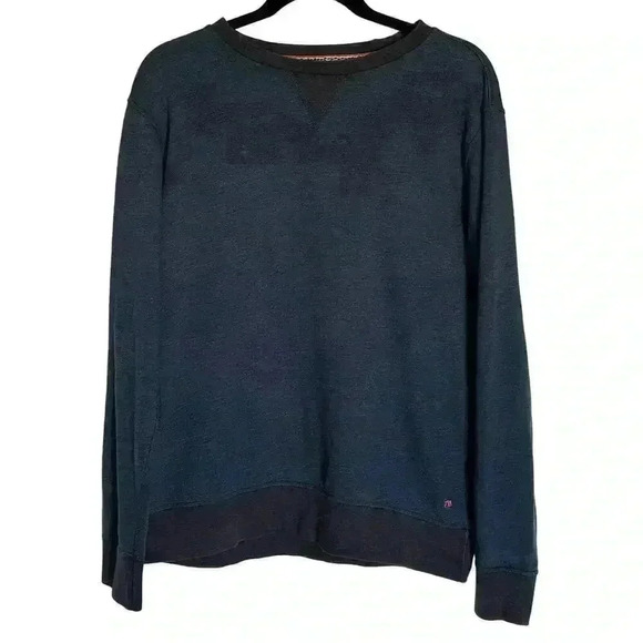 The Normal Brand Sweatshirt Mens M Crew Neck Pullover Classic Navy/Charcoal - Picture 1 of 4